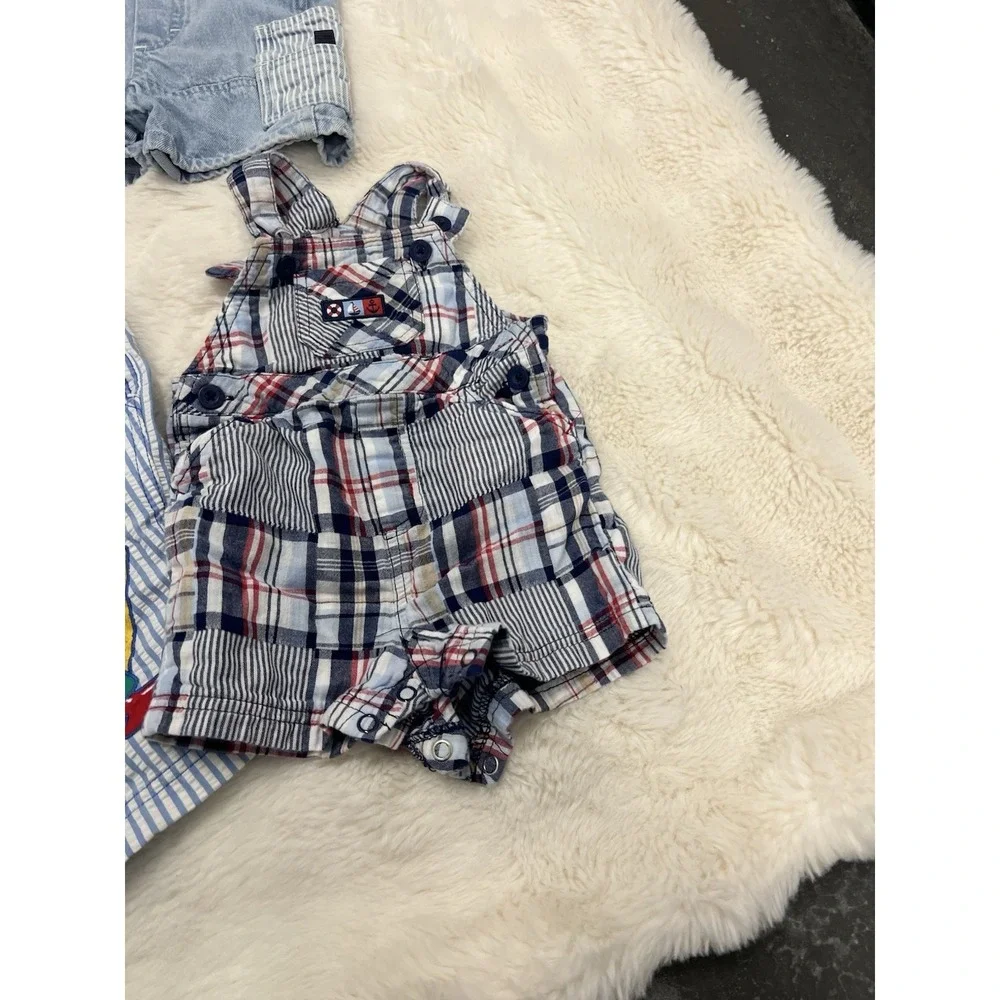 Vintage Baby toddler Overall Clothing Lot Surf Polo Retro Oshkosh